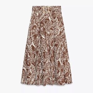 Zara Midi Pocket Skirt(S)